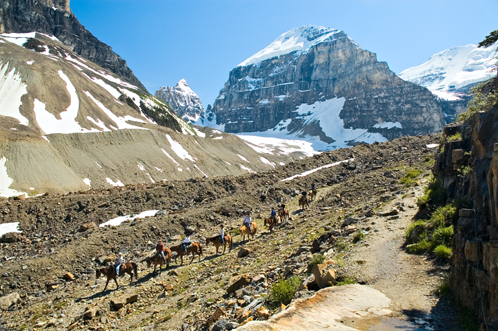 Plain of Six Glaciers, The Mitre, Mt. Lefroy, Banff National Park
