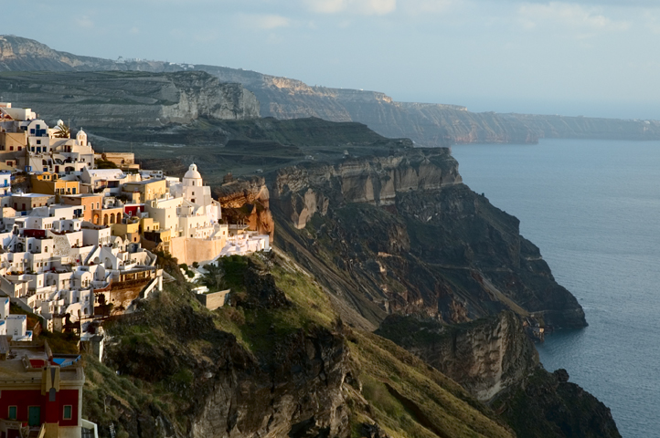 Fira Cliff, Sunset 02