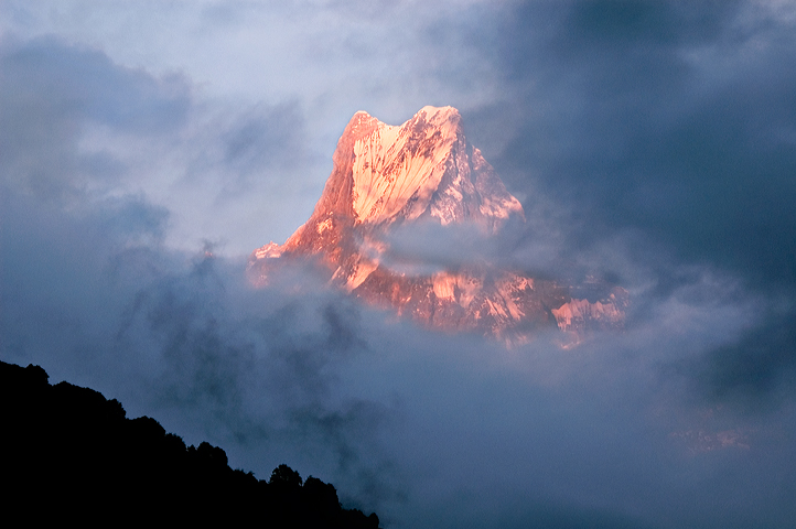 Fishtail from Tadapani,  Annapurna Base Camp, Nepal