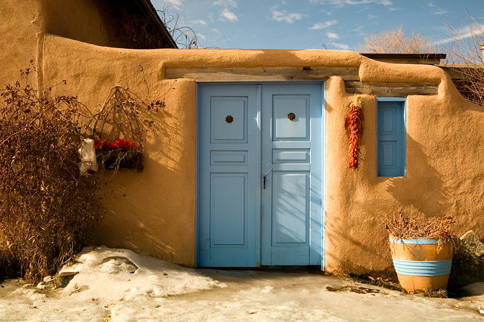 Adobe Door, Taos, NM