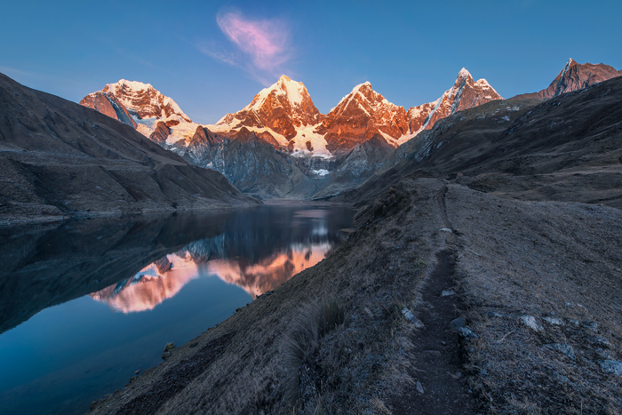 Camp Carhuacocha Lake