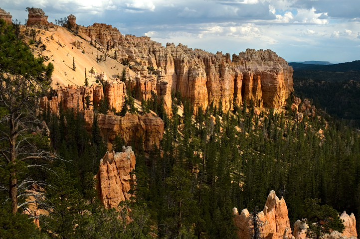 Swamp Canyon, Eroded Slopes and Hoodoos, Bryce Canyon National Park 01