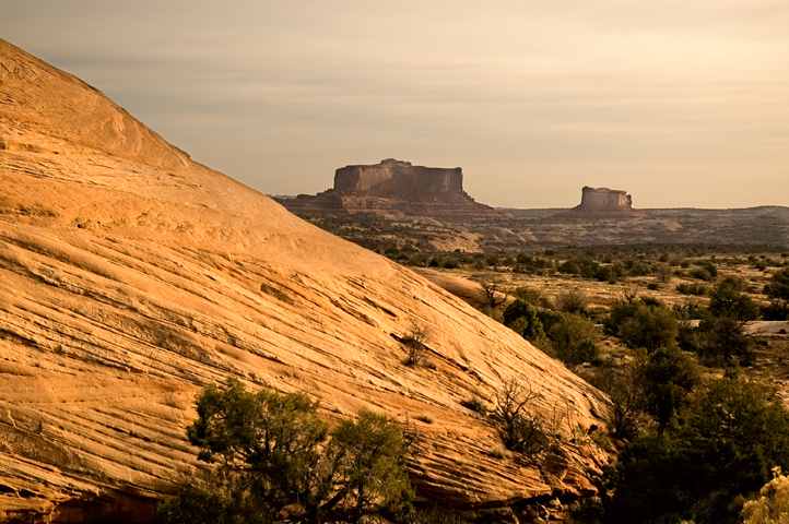 Merrimac and Monitor Butte,  Island In the Sky, Canyonlands National Park