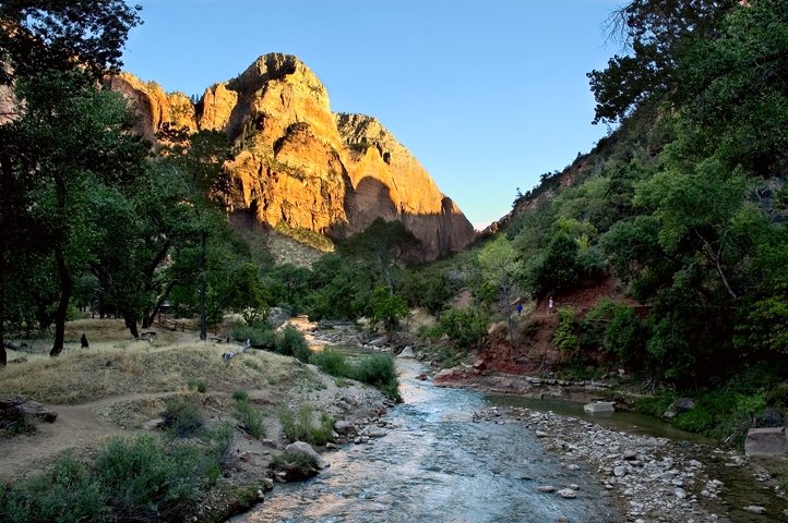 Zion Lodge, near, Zion National Park 01