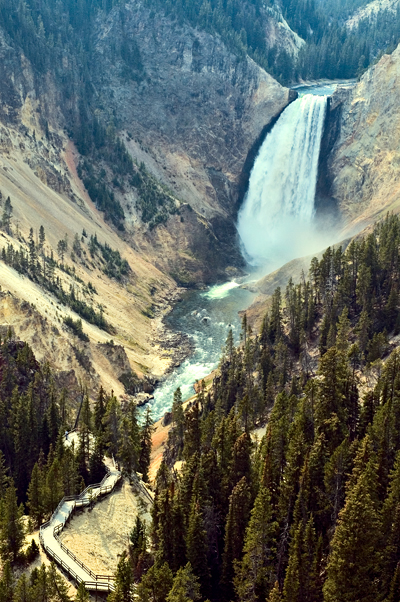 Fall, Upper Falls, Yellowstone National Park 02