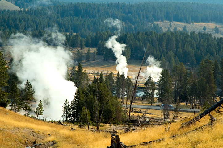Hot Spring, Mud Vocano, Yellowstone National Park